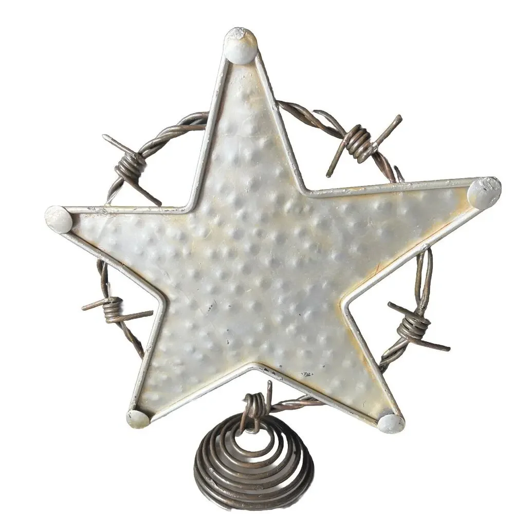 Star Barb Barbed Wire Handcrafted Western Decor Shelf Decor